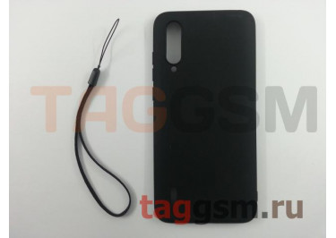 Задняя накладка для Xiaomi Mi CC9 (силикон, матовая, черная (Soft Matte)) Faison