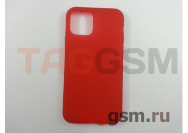 Задняя накладка для iPhone 11 Pro (силикон, матовая, красная (Simple series case))