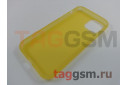 Задняя накладка для iPhone 11 Pro (силикон, матовая, желтая (Simple series case))
