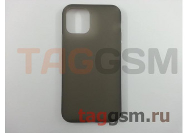 Задняя накладка для iPhone 11 Pro (силикон, матовая, черная (Simple series case))