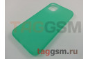 Задняя накладка для iPhone 11 (силикон, матовая, зеленая (Simple series case))
