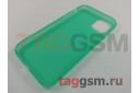 Задняя накладка для iPhone 11 (силикон, матовая, зеленая (Simple series case))