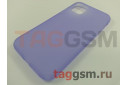 Задняя накладка для iPhone 11 (силикон, матовая, пурпурная (Simple series case))