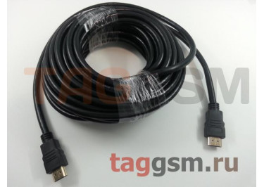 Кабель HDMI to HDMI ver.1.4b A-M / A-M, 10m (черный) техпак