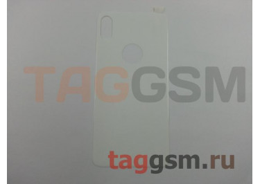 Пленка / стекло для iPhone XS MAX (Gorilla Glass) (на заднюю крышку) (белый) Baseus
