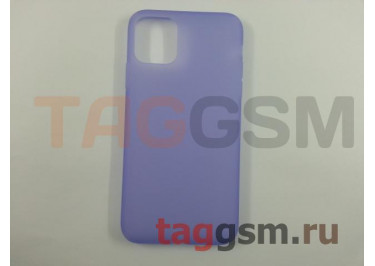 Задняя накладка для iPhone 11 Pro Max (силикон, матовая, пурпурная (Simple series case))