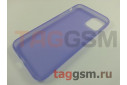 Задняя накладка для iPhone 11 Pro Max (силикон, матовая, пурпурная (Simple series case))
