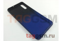 Задняя накладка для Samsung A70 / A705 Galaxy A70 (2019) (силикон, матовая, черно-синяя (Gradient)) Faison