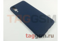 Задняя накладка для Samsung A70 / A705 Galaxy A70 (2019) (силикон, матовая, синяя (Matte)) Faison