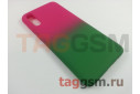 Задняя накладка для Samsung A70 / A705 Galaxy A70 (2019) (силикон, матовая, розово-зеленая (Gradient)) Faison