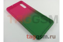 Задняя накладка для Samsung A70 / A705 Galaxy A70 (2019) (силикон, матовая, розово-зеленая (Gradient)) Faison
