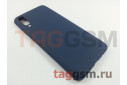 Задняя накладка для Samsung A70 / A705 Galaxy A70 (2019) (силикон, матовая, синяя (Soft Matte)) Faison