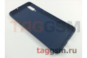 Задняя накладка для Samsung A70 / A705 Galaxy A70 (2019) (силикон, матовая, синяя (Soft Matte)) Faison