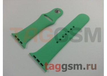 Ремешок для Apple Watch 42mm / 44mm / 45mm / 49mm (силикон, зеленый), размер S / M