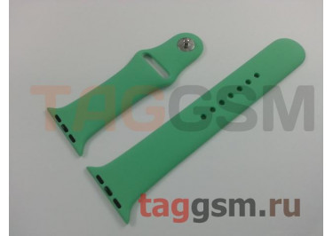Ремешок для Apple Watch 42mm / 44mm / 45mm / 49mm (силикон, зеленый), размер M / L