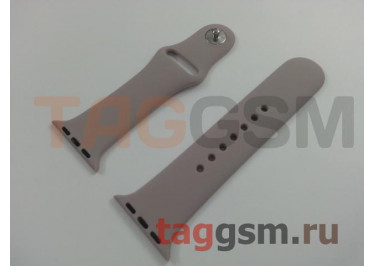 Ремешок для Apple Watch 38mm / 40mm (силикон, лаванда), размер S / M