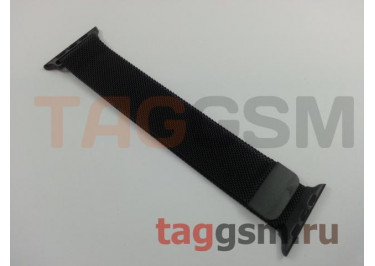 Ремешок для Apple Watch 42mm / 44mm / 45mm / 49mm (металл, черный)