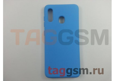 Задняя накладка для Samsung A30 / A305 Galaxy A30 (2019) (силикон, матовая, голубая) NEYPO