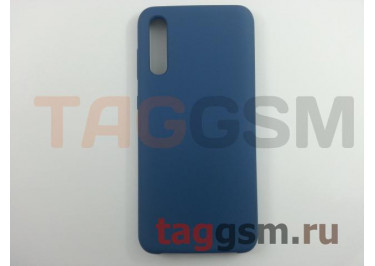 Задняя накладка для Samsung A50 / A505 Galaxy A50 (2019) (силикон, матовая, темно-синяя) Faison