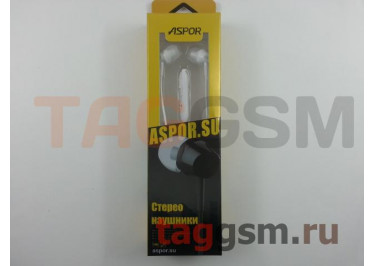 Наушники Aspor A201 (белый) + микрофон
