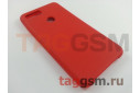 Задняя накладка для Xiaomi Mi 8 Lite (силикон, матовая, красная) Faison