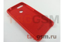 Задняя накладка для Xiaomi Mi 8 Lite (силикон, матовая, красная) Faison