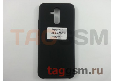 Задняя накладка для Huawei Mate 20 Lite (силикон, черная), ориг