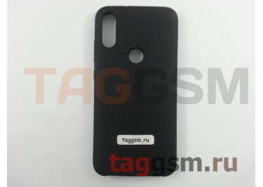 Задняя накладка для Xiaomi Mi Play (силикон, черная), ориг