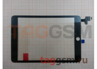 Тачскрин для iPad mini 3 (A1599 / A1600 / A1601) (с разъемом) (черный), тайвань