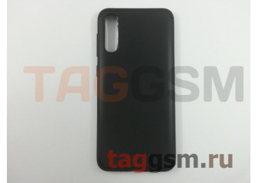 Задняя накладка для Samsung A50 / A505 Galaxy A50 (2019) (силикон, матовая, черная (Pixel)) Faison