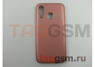 Задняя накладка для Samsung A40 / A405 Galaxy A40 (2019) (силикон, матовая, розовое золото (NEON)) NEYPO