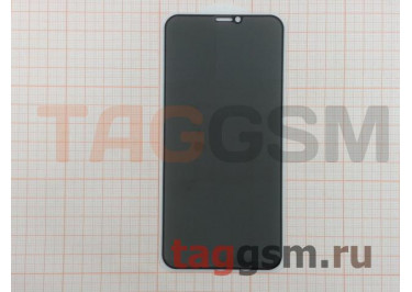 Пленка / стекло на дисплей для iPhone X / XS / 11 Pro (Анти-шпион Gorilla Glass) 5D (черный) техпак