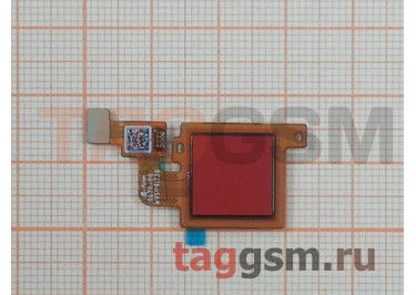 Шлейф для Xiaomi Mi A1 / Mi 5X + сканер отпечатка пальца (красный)