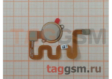 Шлейф для Xiaomi Mi A2 Lite / Redmi 6 Pro + сканер отпечатка пальца (золото)