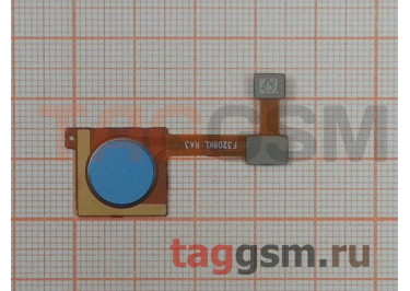 Шлейф для Xiaomi Mi A2 / Mi 6X + сканер отпечатка пальца (синий)