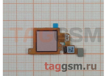 Шлейф для Xiaomi Mi A1 / Mi 5X + сканер отпечатка пальца (розовый)