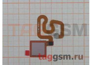 Шлейф для Xiaomi Redmi 5 + сканер отпечатка пальца (розовый)