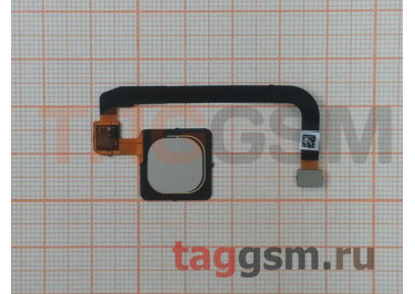 Шлейф для Xiaomi Mi Max 3 + сканер отпечатка пальца (золото)