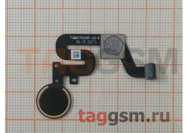 Шлейф для Nokia 5.1 Plus + сканер отпечатка пальца (черный)