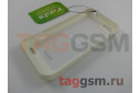 Задняя крышка KSH HTC One V силикон-пластик+защитная пленка белая