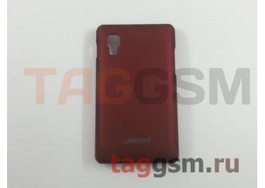 Задняя накладка Jekod для LG Optimus L4 II E440 (красная)
