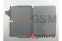 Сумка футляр-книга для Samsung P6050 / GT-P6010  Galaxy Note 10.1 рифлёная (белая)