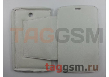 Сумка футляр-книга Melkco для Samsung P3200 / T2100 Galaxy Tab 3 7.0 (White LC (Kios Type))