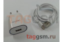 Сетевое зарядное устройство USB 1000mA + кабель USB - Type-C (A818) ASPOR