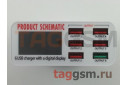 Зарядное устройство Product Schematic WLX-896 (SS-304D) на 6 USB портов, 40W