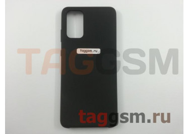 Задняя накладка для Samsung G985 Galaxy S20 Plus (2020) (силикон, черная), ориг