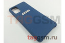 Задняя накладка для Samsung G985 Galaxy S20 Plus (2020) (силикон, синяя), ориг