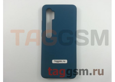 Задняя накладка для Xiaomi Mi Note 10 / Mi Note 10 Pro (силикон, синий космос), ориг