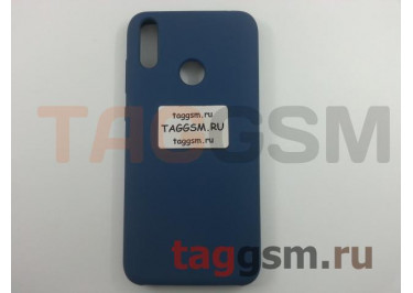 Задняя накладка для Huawei Honor 8C (силикон, синяя), ориг