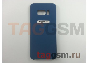 Задняя накладка для Samsung G950 Galaxy S8 (силикон, синяя), ориг